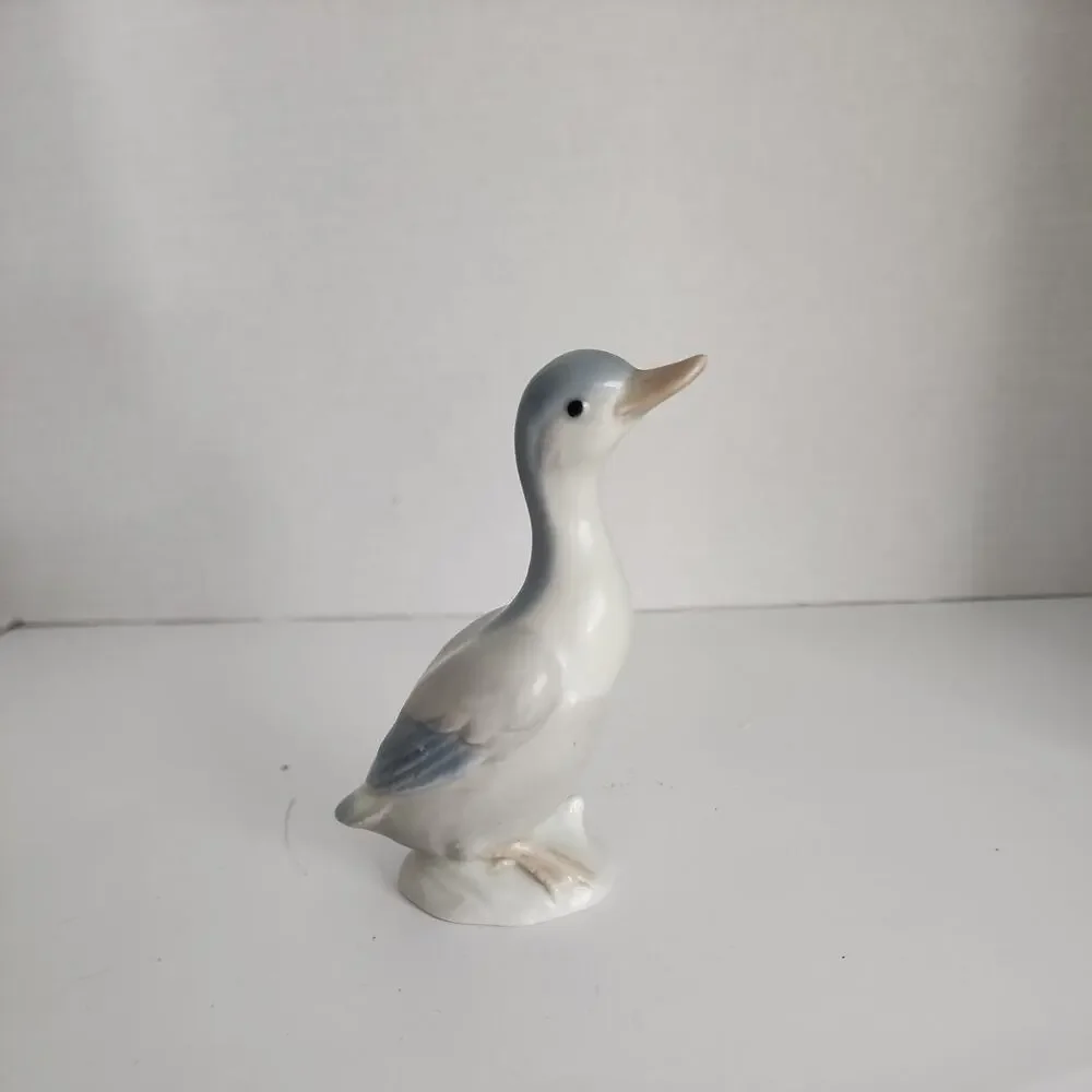 Vtg Otagiri Gray Goose Ceramic Figurine Japan Muted Color Matte Finish